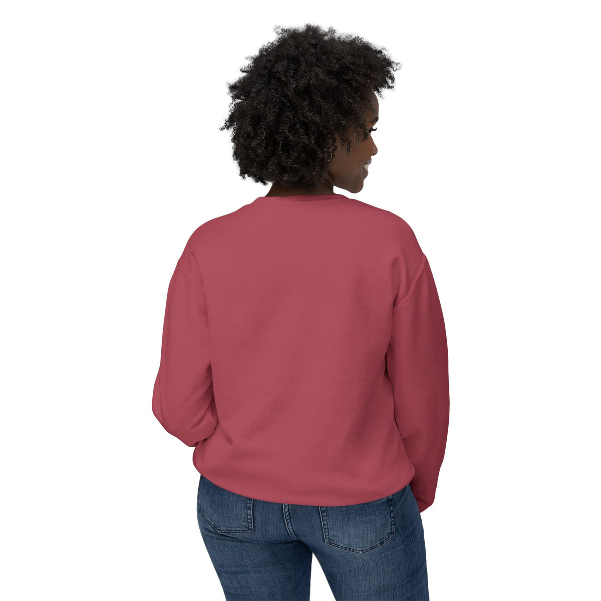 Sweat Col Rond Floral KUBALI —" Go Girl Go"