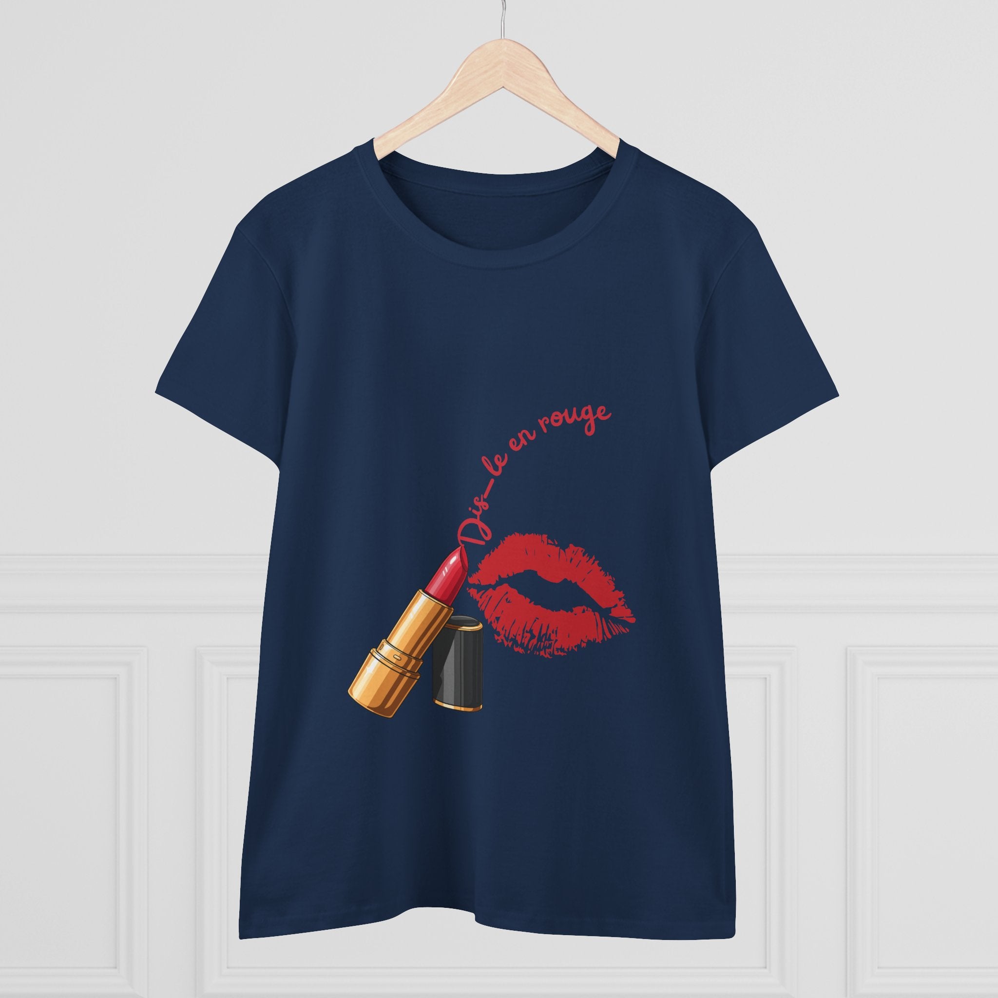 T-Shirt Kiss KUBALI – « Dis-le en rouge »
