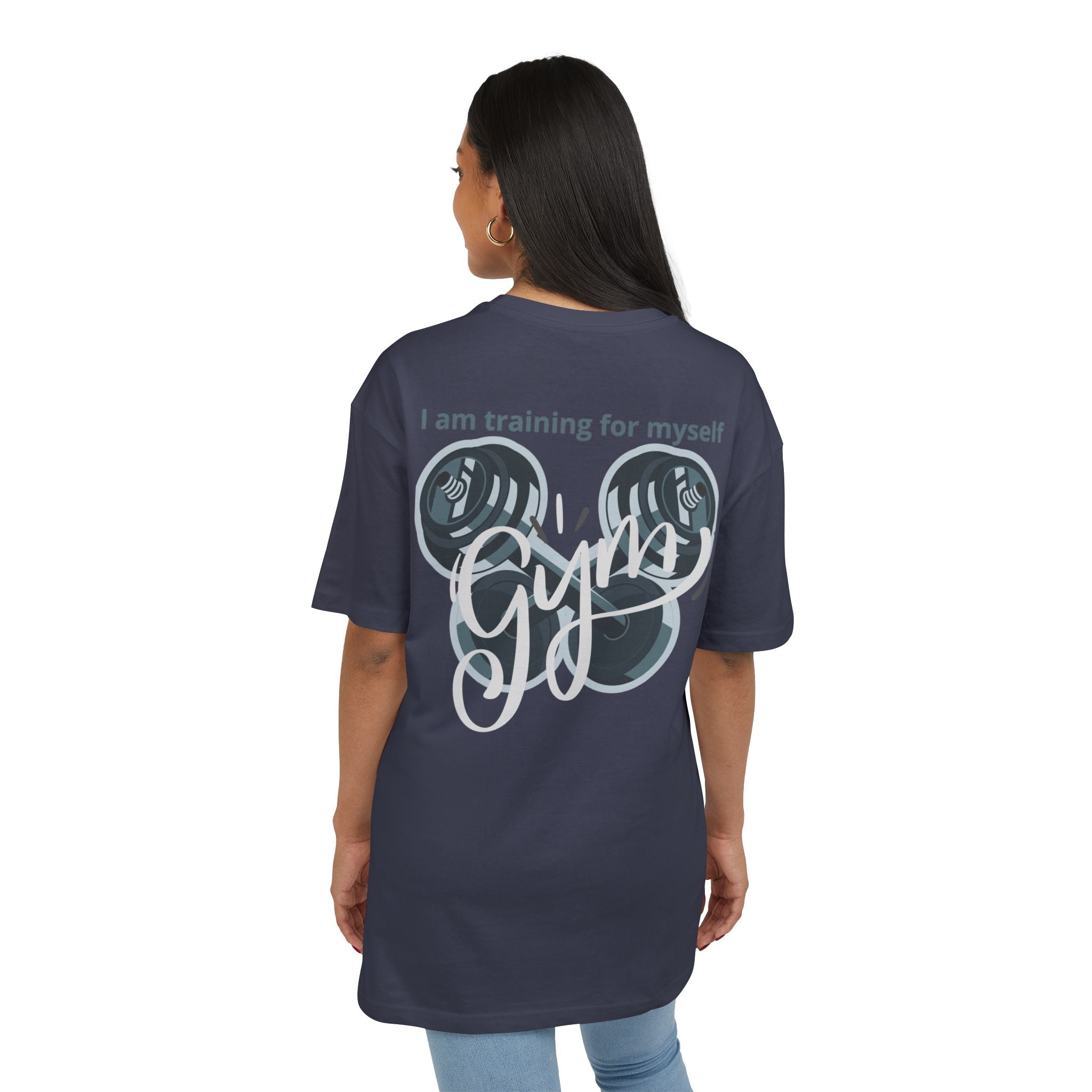 KUBALI T-Shirt Gym — "Je m'entraîne pour moi" | Tee Oversize