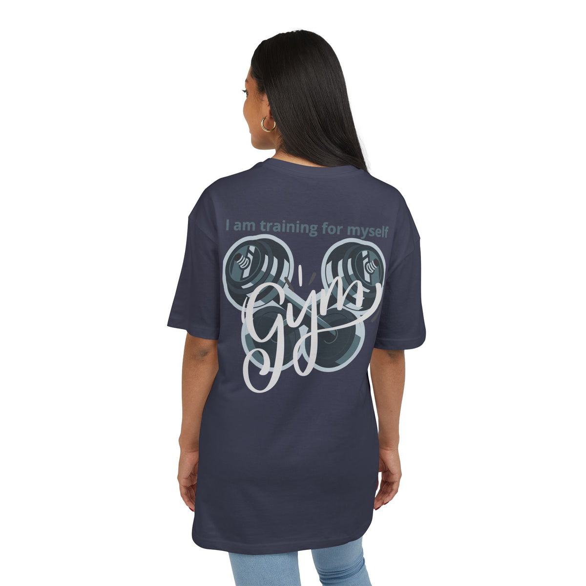 KUBALI T-Shirt Gym — "Je m'entraîne pour moi" | Tee Oversize