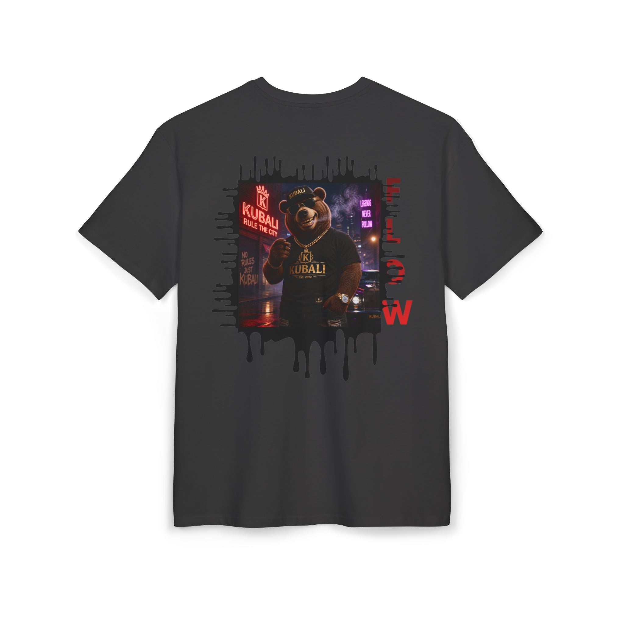 T-Shirt Oversize KUBALI — Graphique Ours | Streetwear Urbain