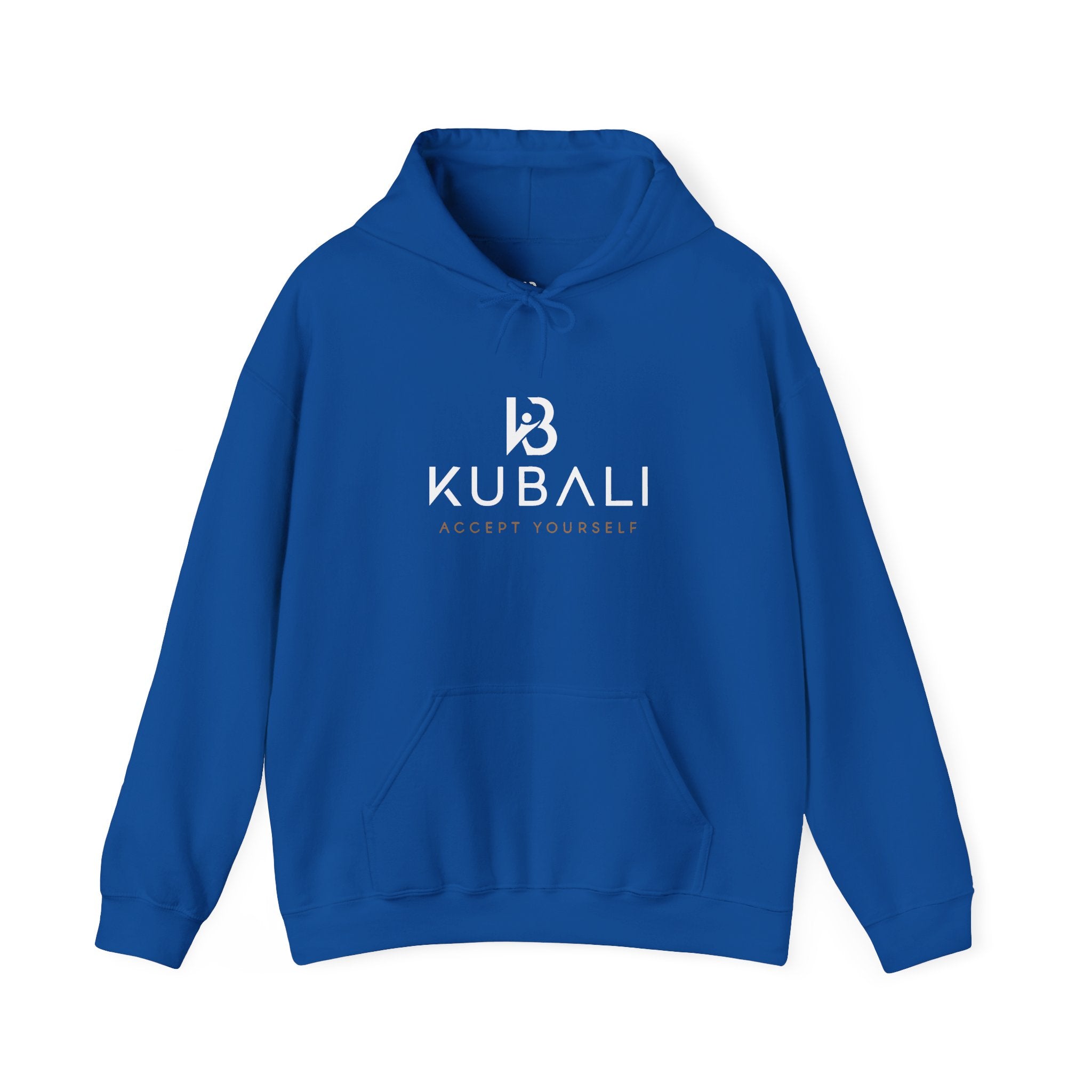 Kubali "Accept Yourself" Logo Hoodie — Noir Minimaliste