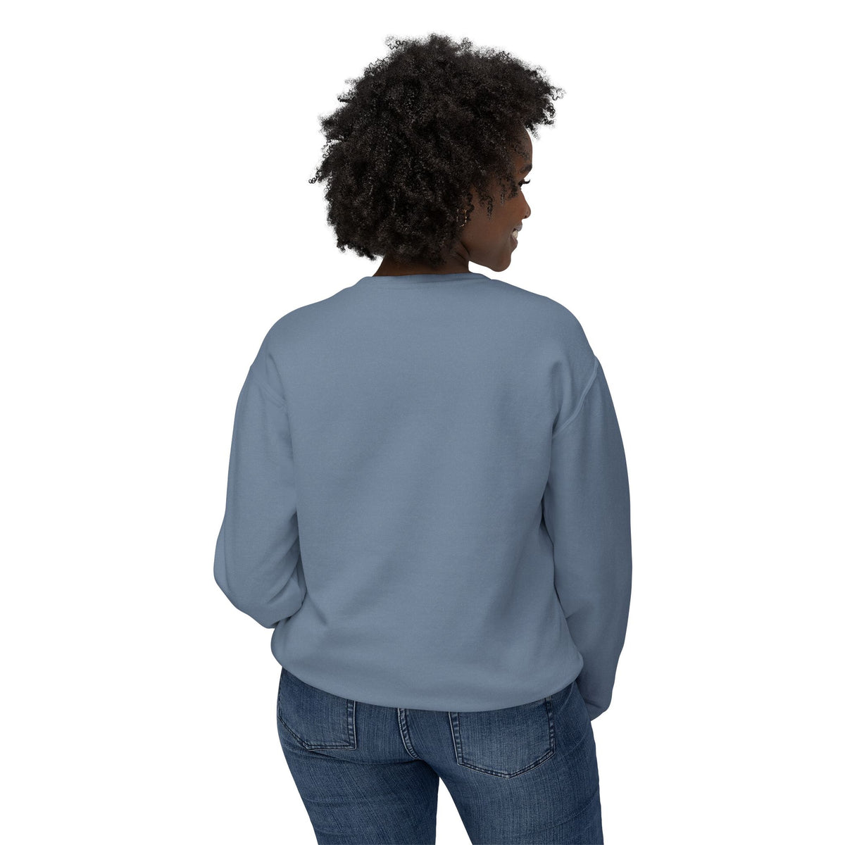 Sweat Col Rond Floral KUBALI —" Go Girl Go"