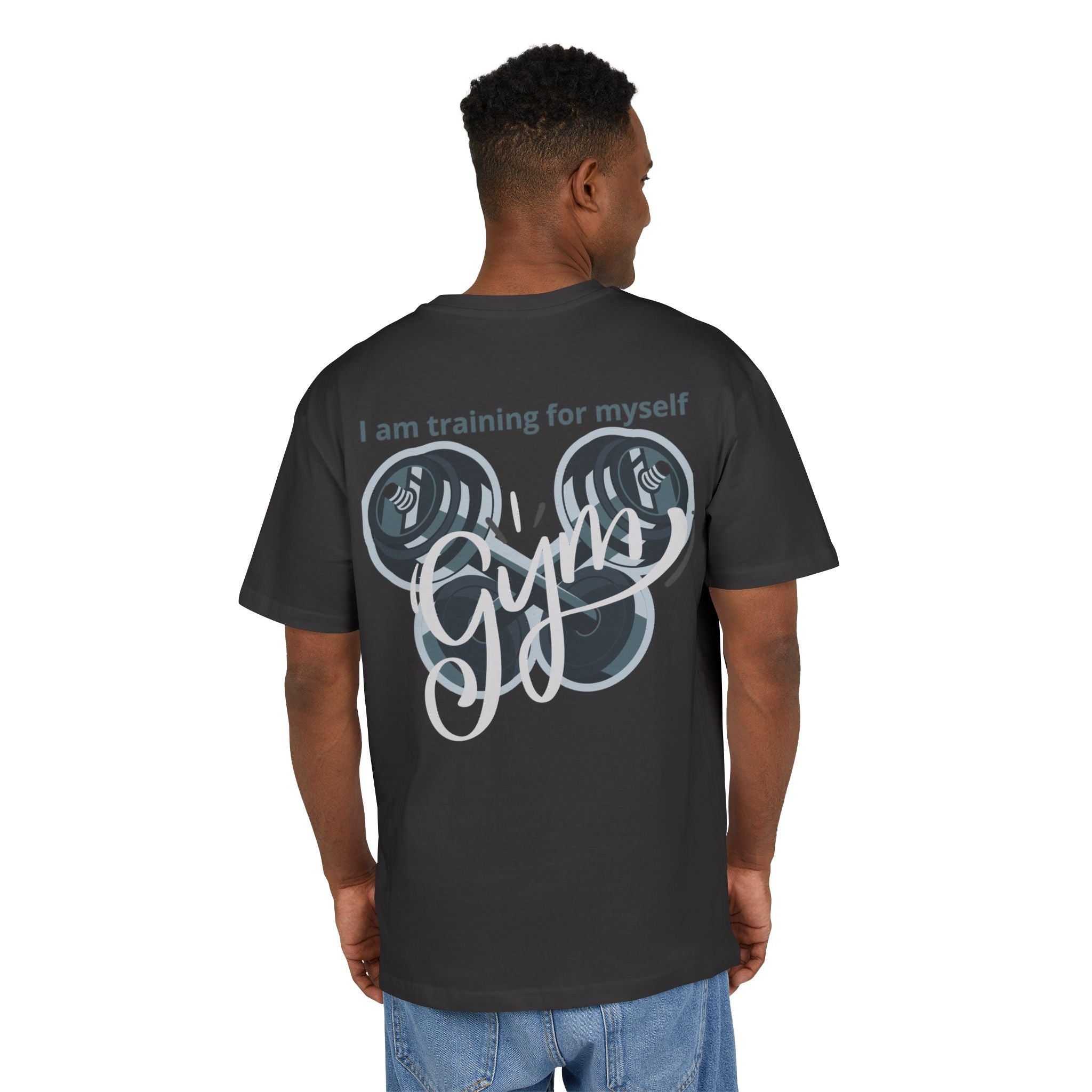 KUBALI T-Shirt Gym — "Je m'entraîne pour moi" | Tee Oversize