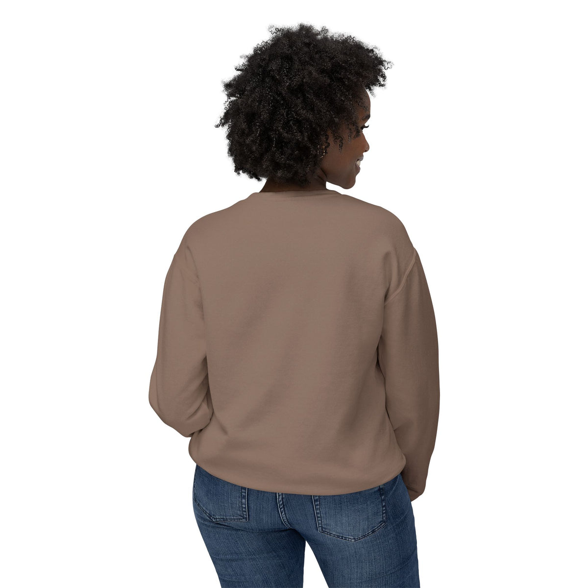Sweat Col Rond Floral KUBALI —" Go Girl Go"