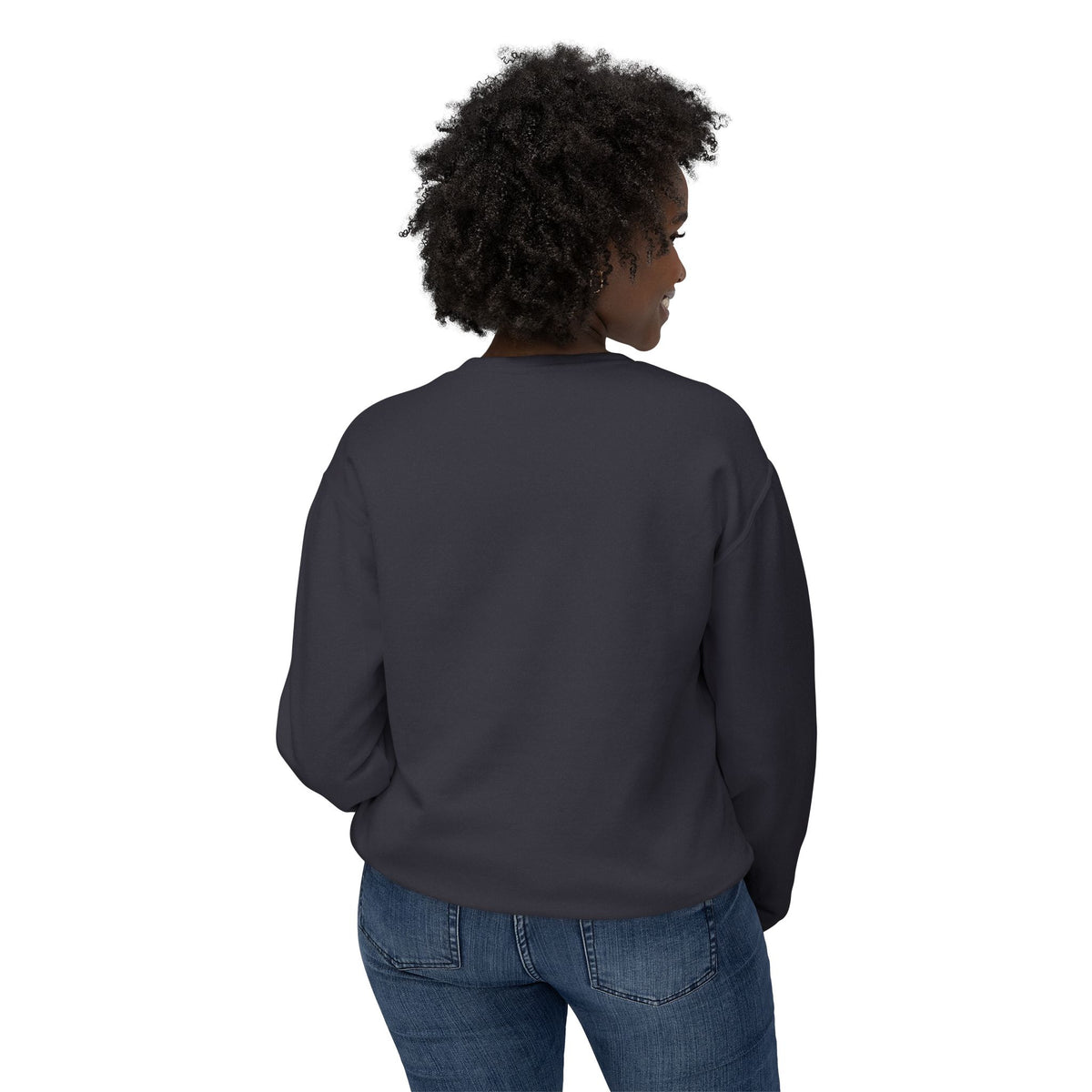 Sweat Col Rond Floral KUBALI —" Go Girl Go"