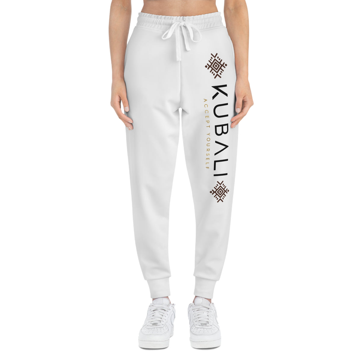 Jogging KUBALI — Pantalon Athleisure Signature Blanc